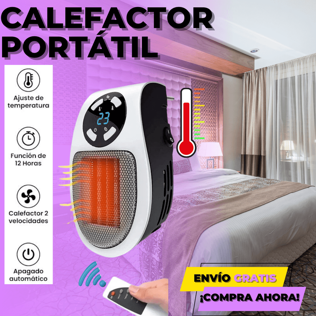 calefactor portátil Regulable + Control