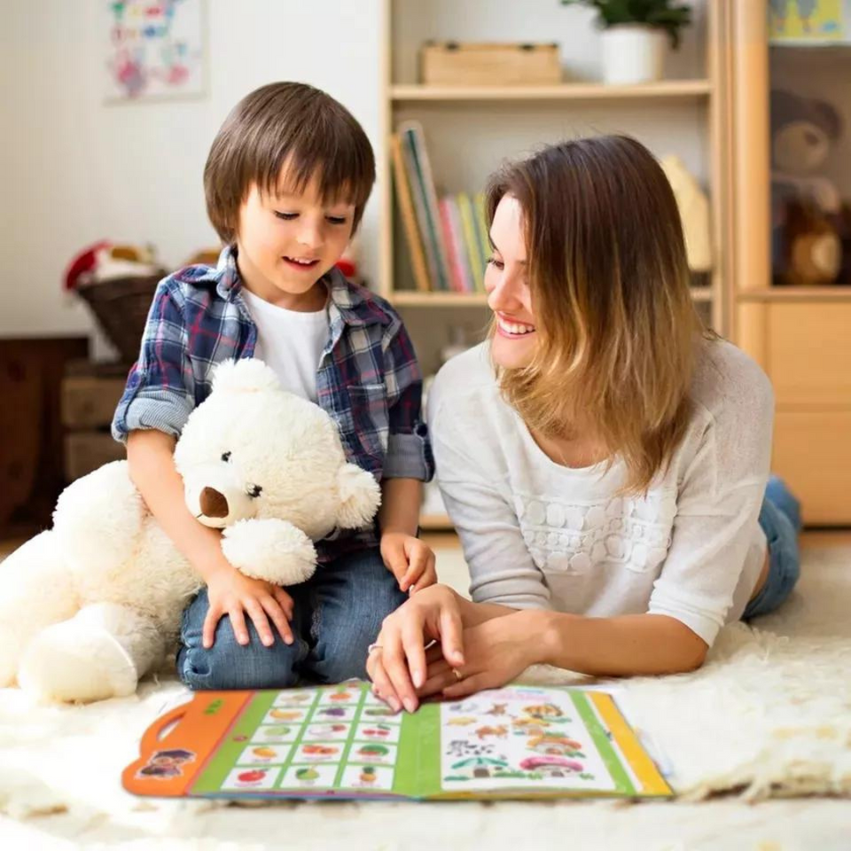 🌈LIBRO ELECTRÓNICO DE SONIDO ESPAÑOL E INGLÉS👩‍🏫